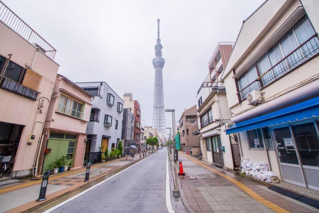Oshiage Sky View Terrace Penthouse Apartment โตเกียว ภายนอก รูปภาพ